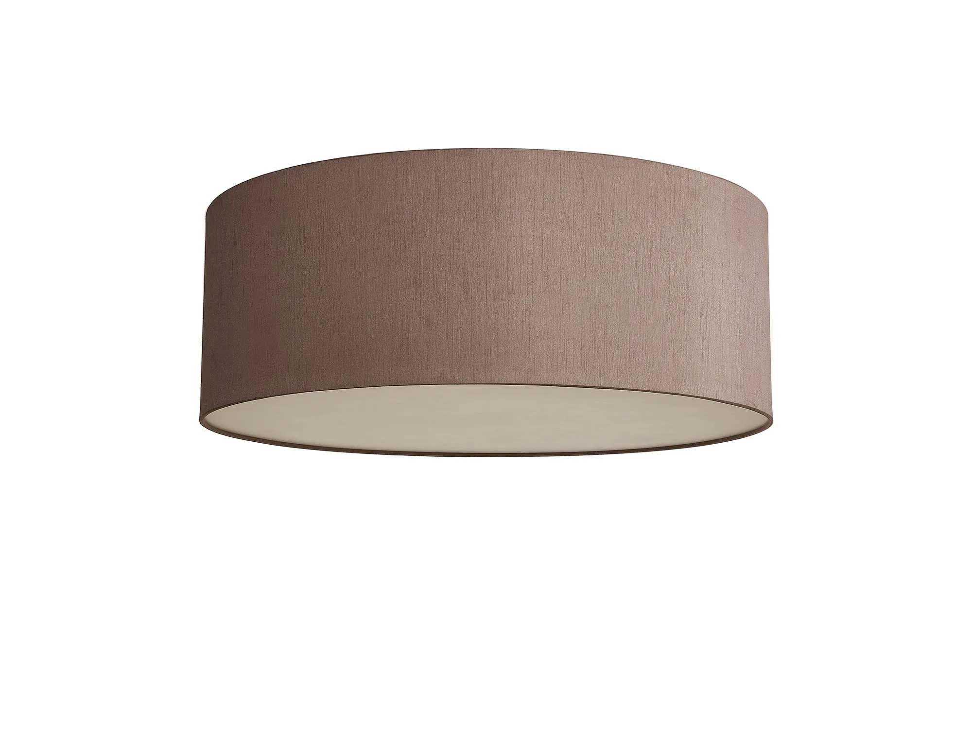 Baymont 60cm Flush 3 Light Taupe/Halo Gold, Frosted Diffuser DK0620  Deco Baymont WH TA
